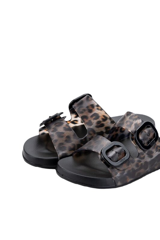 Igor Habana Brillo Leo Siyah Kadın Terlik - 4