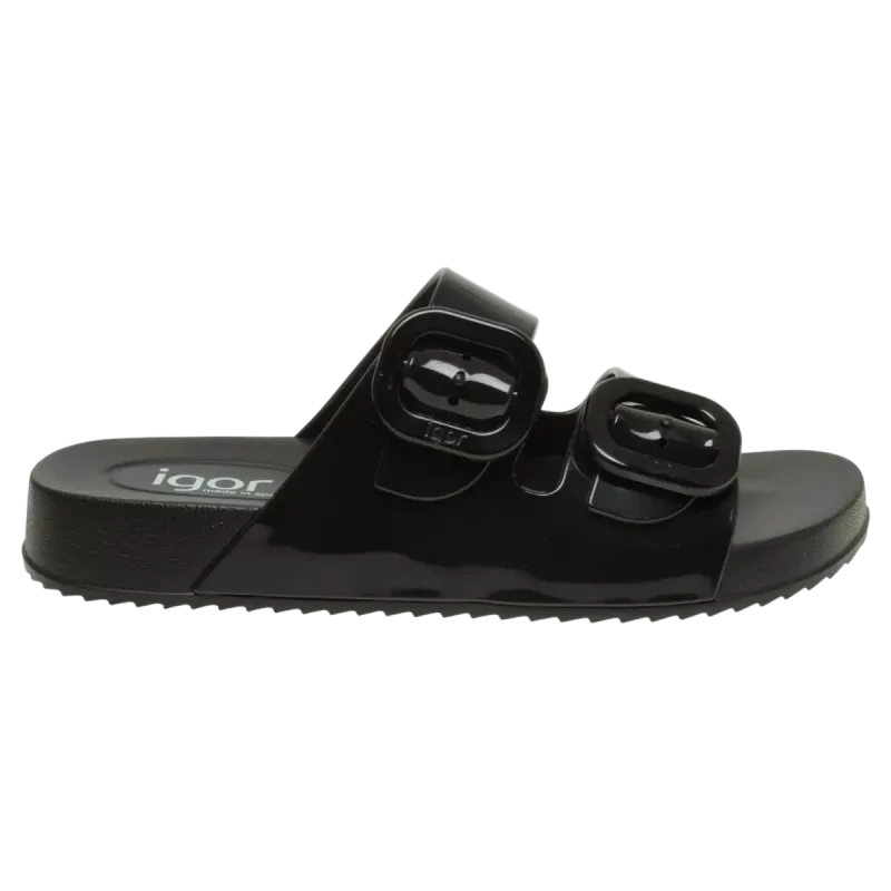 Igor Habana Brillo Siyah Kadın Terlik - 1