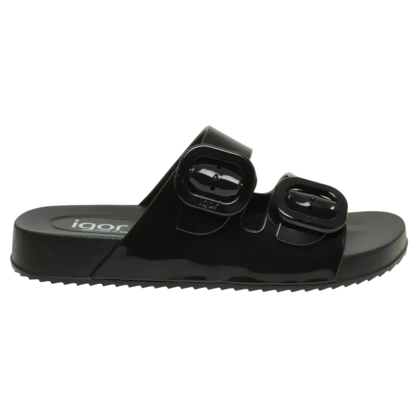 Igor Habana Brillo Siyah Kadın Terlik - 1