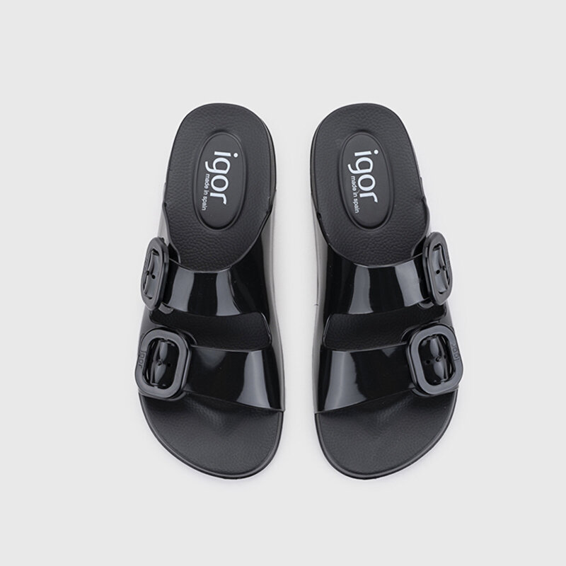 Igor Habana Brillo Siyah Kadın Terlik - 3