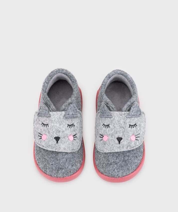 Igor Homie Miau Gri Çocuk Panduf - 3