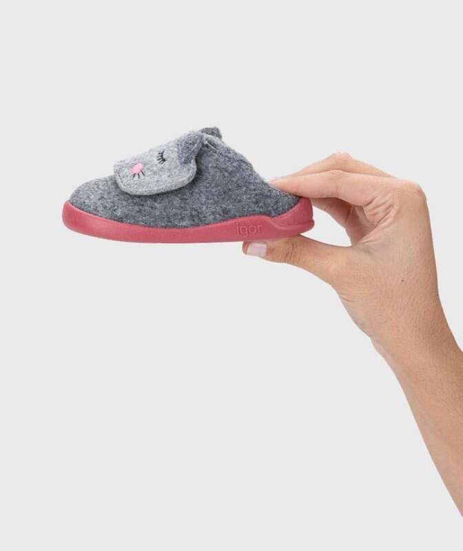 Igor Homie Miau Gri Çocuk Panduf - 4