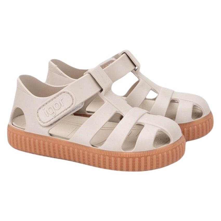Igor Nico Caramelo Bej Çocuk Sandalet - 1