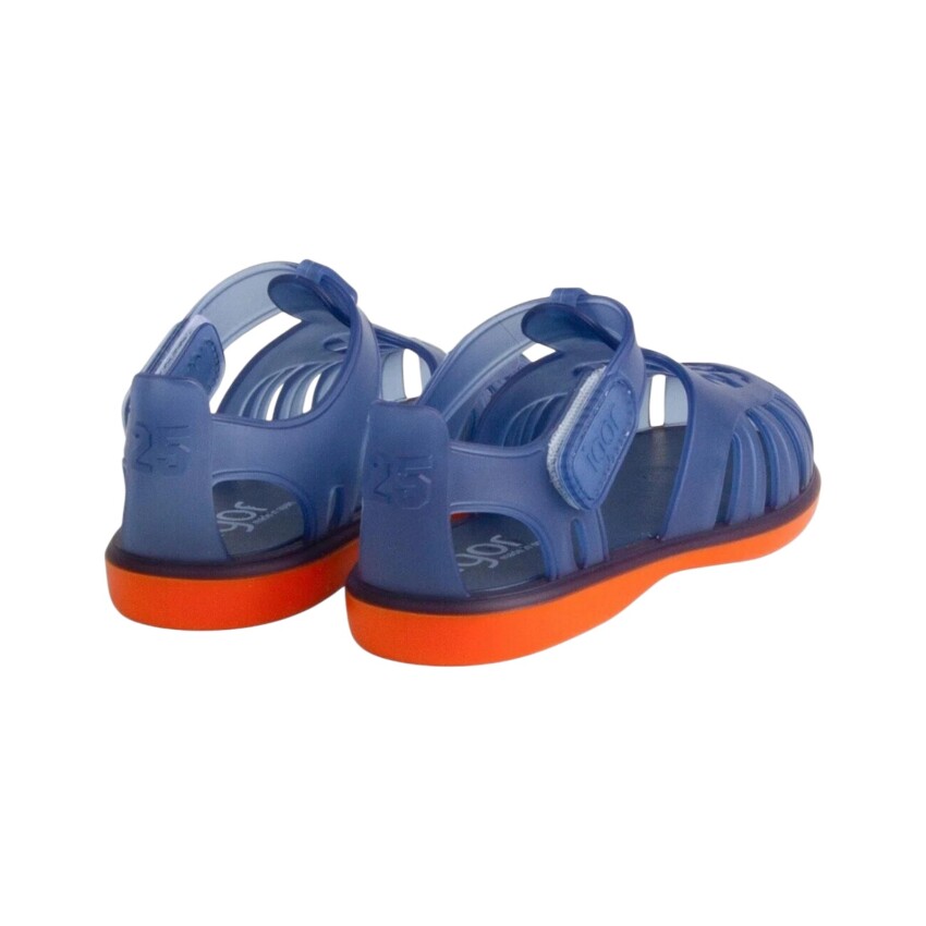 Igor Tobby Bicolor Lacivert Çocuk Sandalet - 4