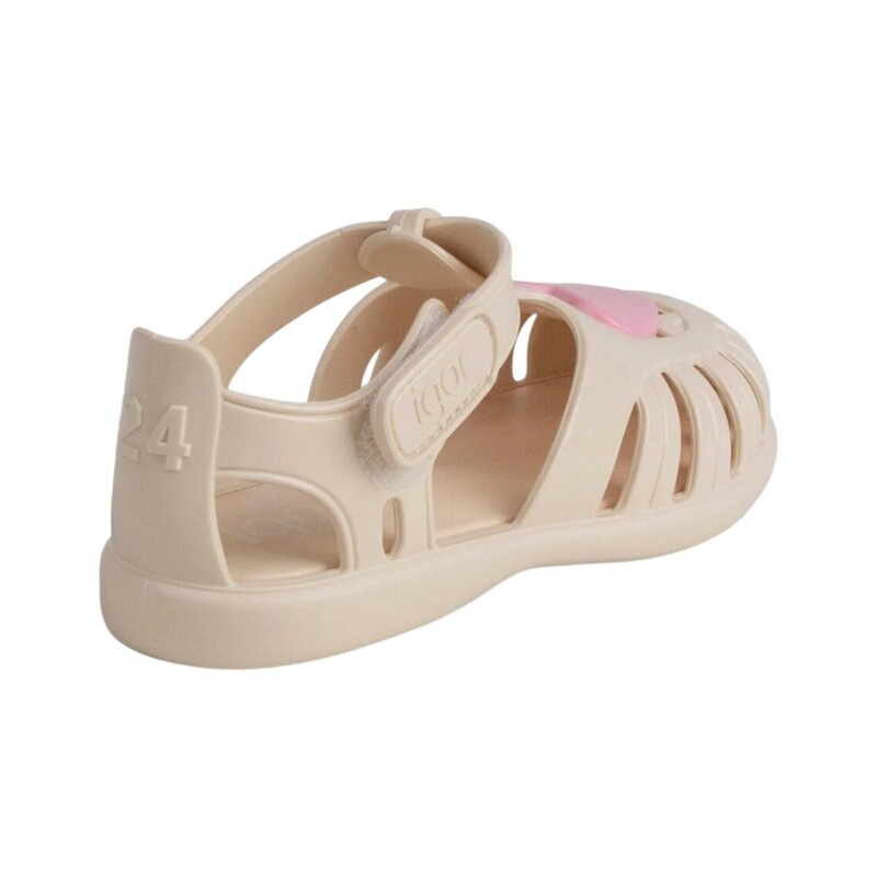 Igor Tobby Gloss Love Bej Çocuk Sandalet - 3