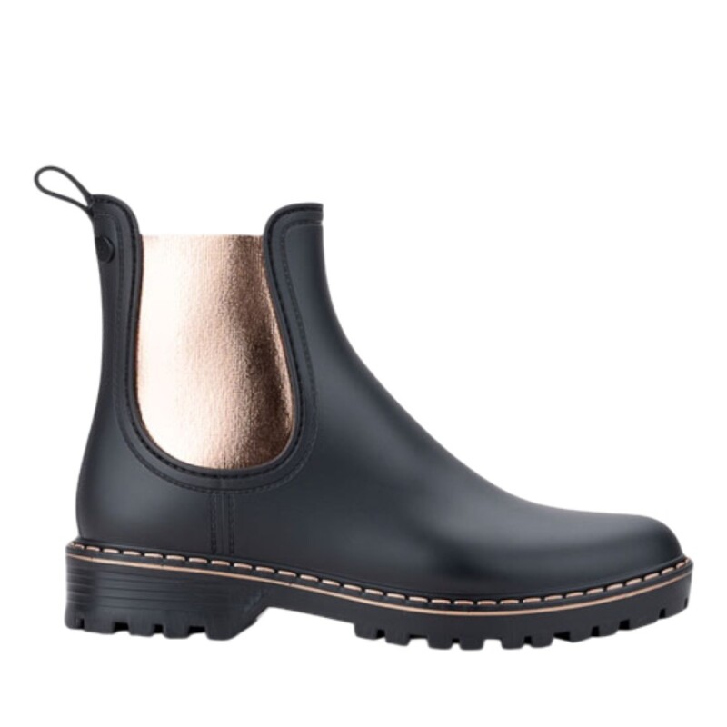 Igor Trak Black Metal Siyah Kadın Bot - Igor