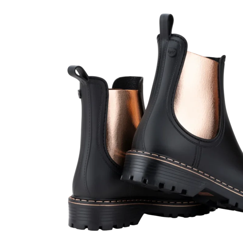 Igor Trak Black Metal Siyah Kadın Bot - Igor (1)