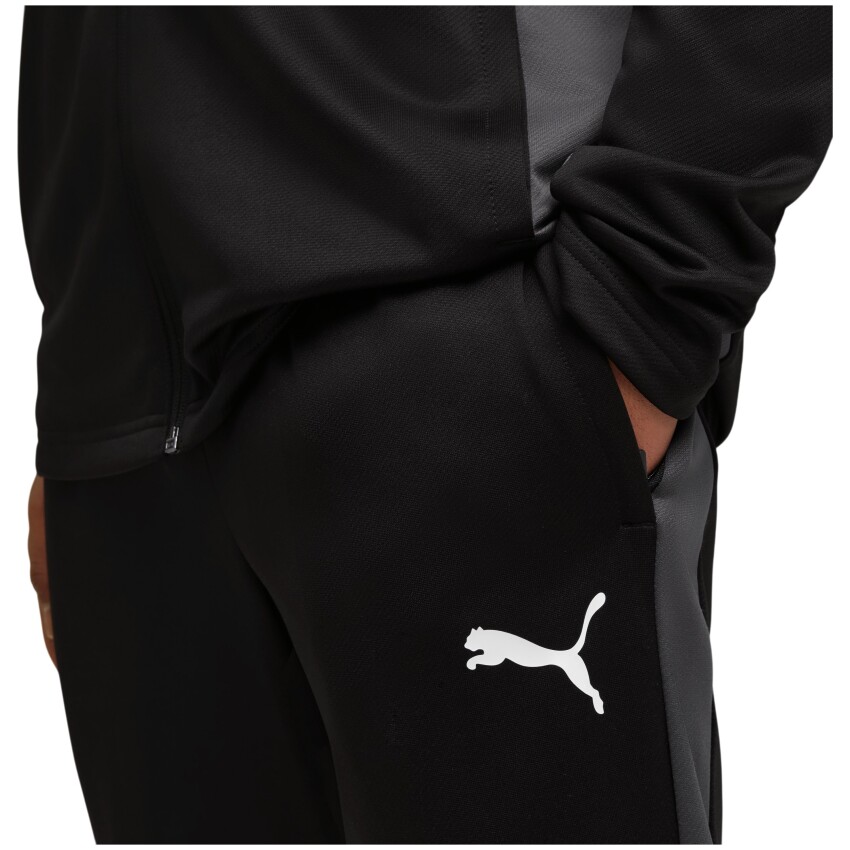 Puma Individual Liga Tracksuit Siyah Erkek Eşofman Takımı - 5