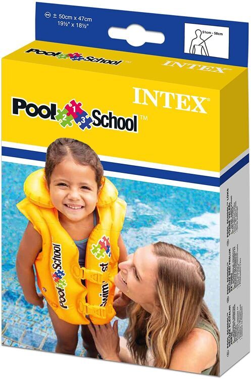 Intex INTEX POOL SCHOOL DELUXE SWIM VEST SARI Çocuk Can Yeleği - 3