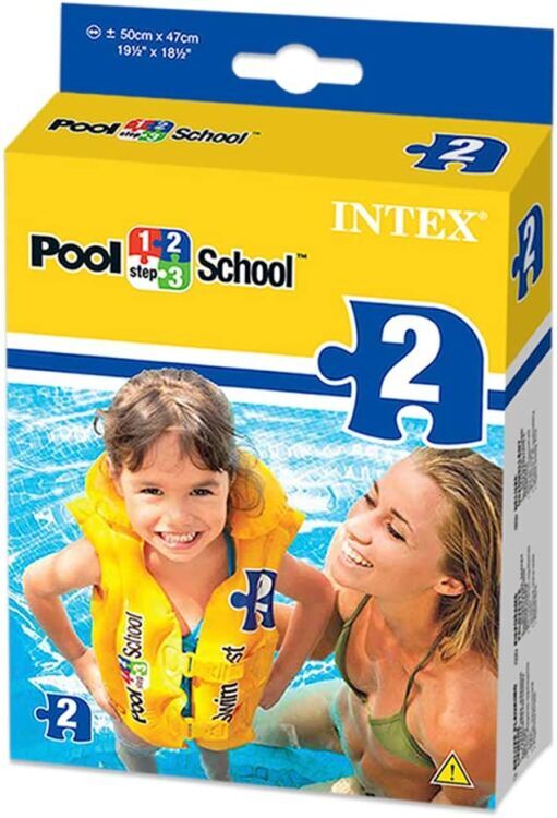 Intex INTEX POOL SCHOOL DELUXE SWIM VEST SARI Çocuk Can Yeleği - 4