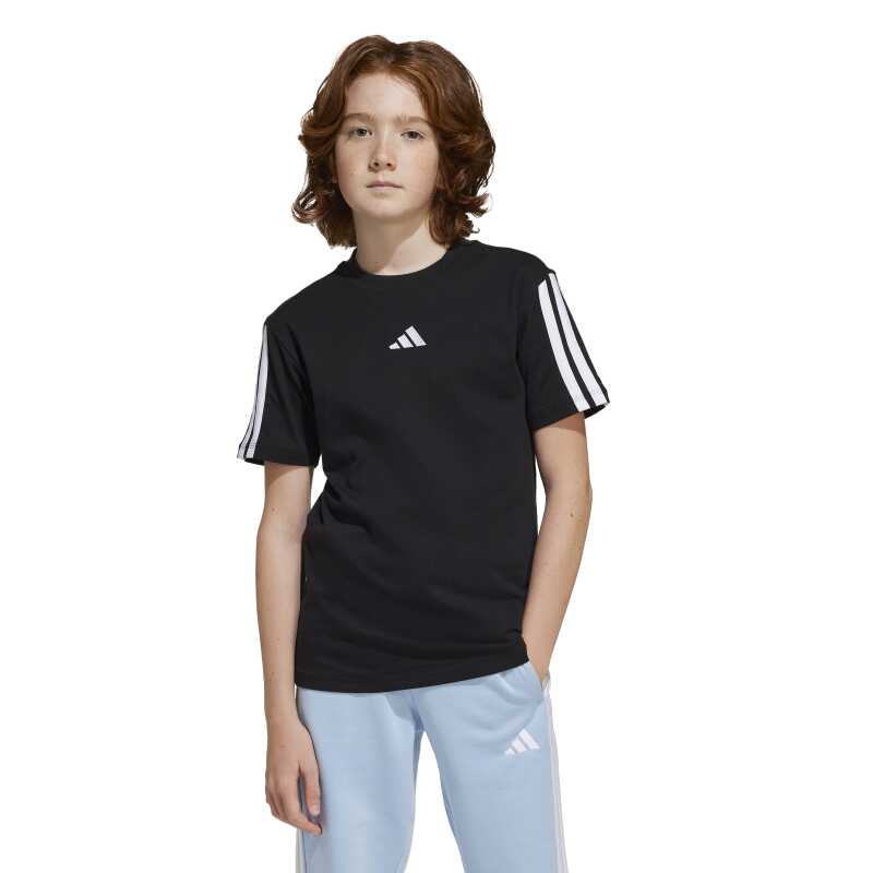 Adidas 6 Stripes Siyah Çocuk Tshirt - 9