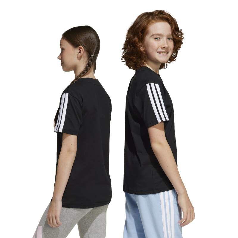 Adidas 6 Stripes Siyah Çocuk Tshirt - 14