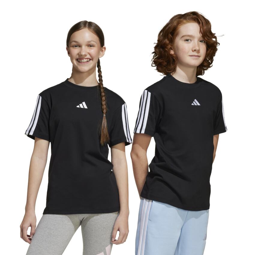 Adidas 6 Stripes Siyah Çocuk Tshirt - 15
