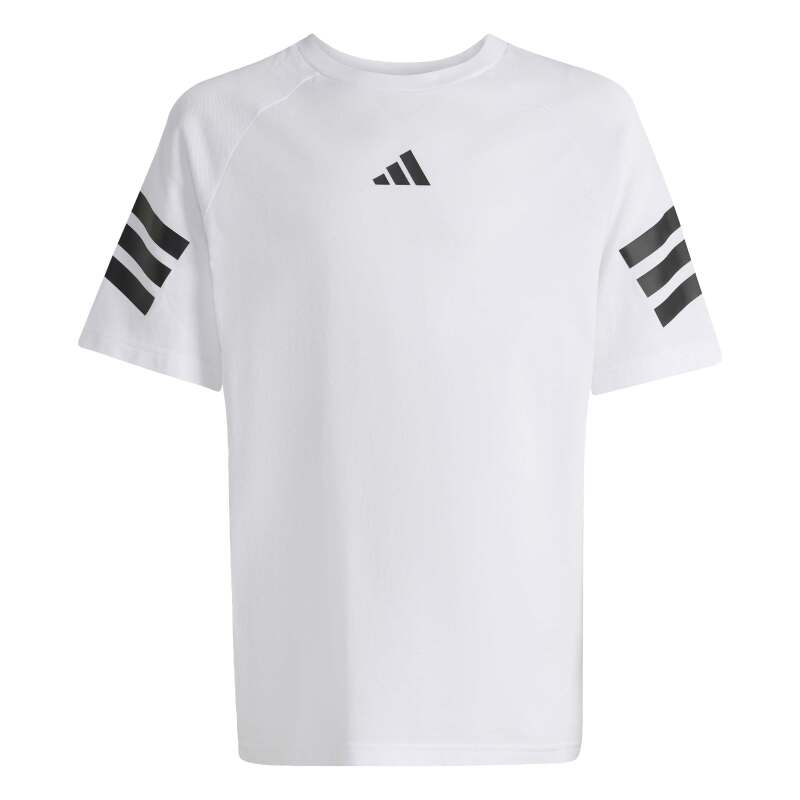 Adidas Future Icons 3 Stripes Beyaz Çocuk Tshirt - Adidas