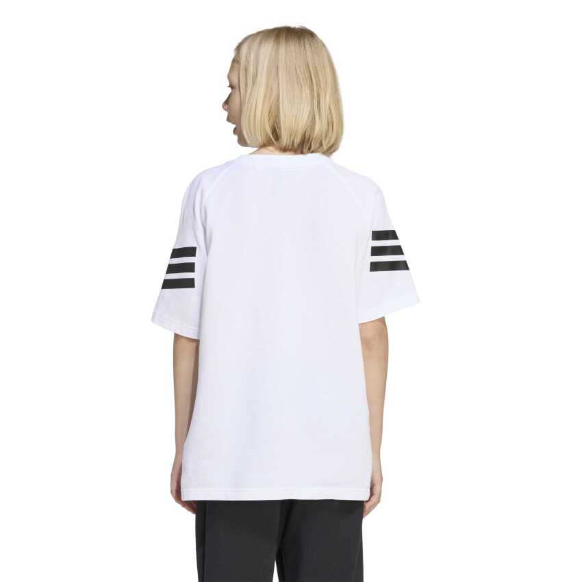 Adidas Future Icons 3 Stripes Beyaz Çocuk Tshirt - 10