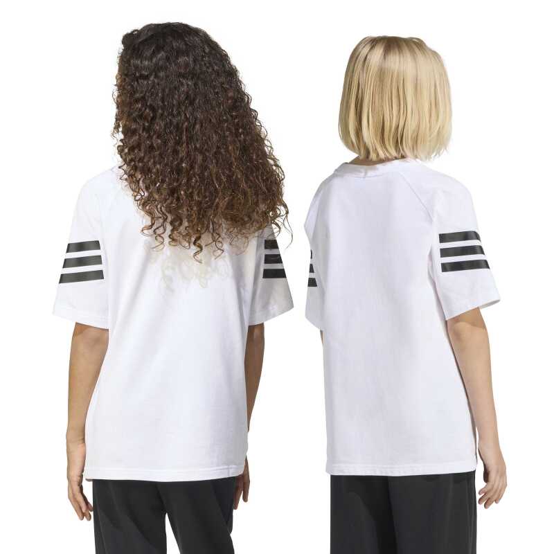 Adidas Future Icons 3 Stripes Beyaz Çocuk Tshirt - 14