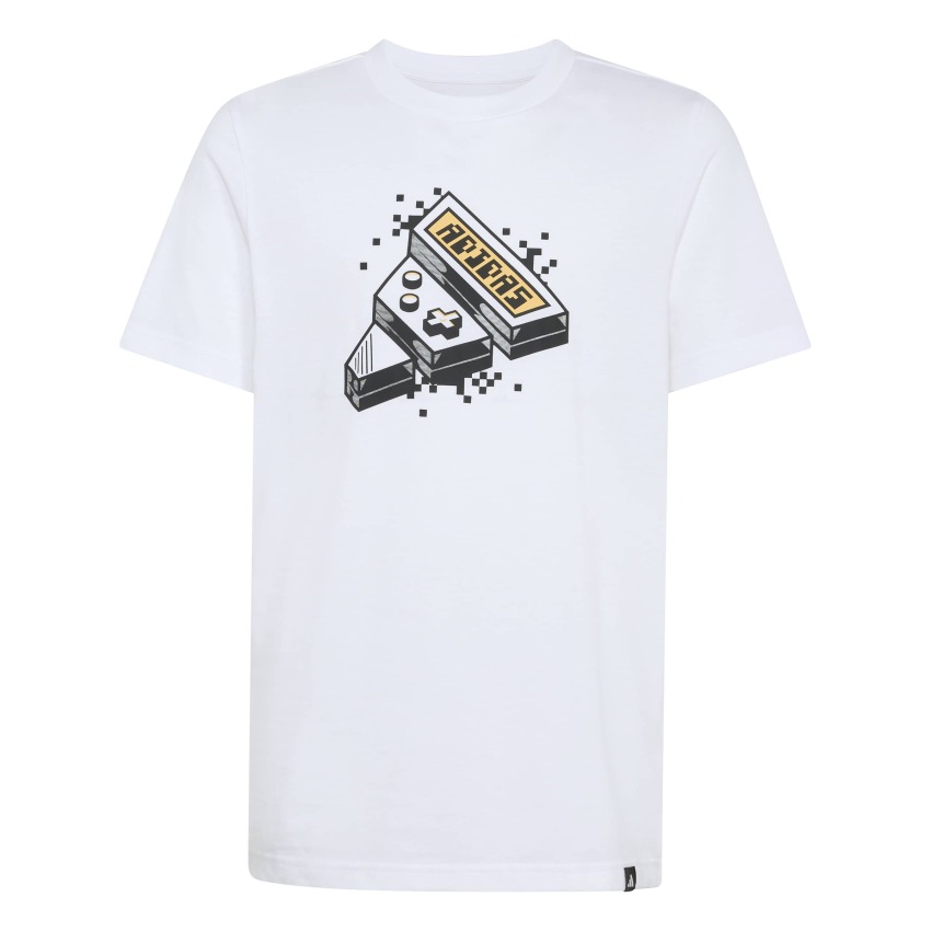 Adidas Gaming Grafik Beyaz Çocuk Tshirt - 1