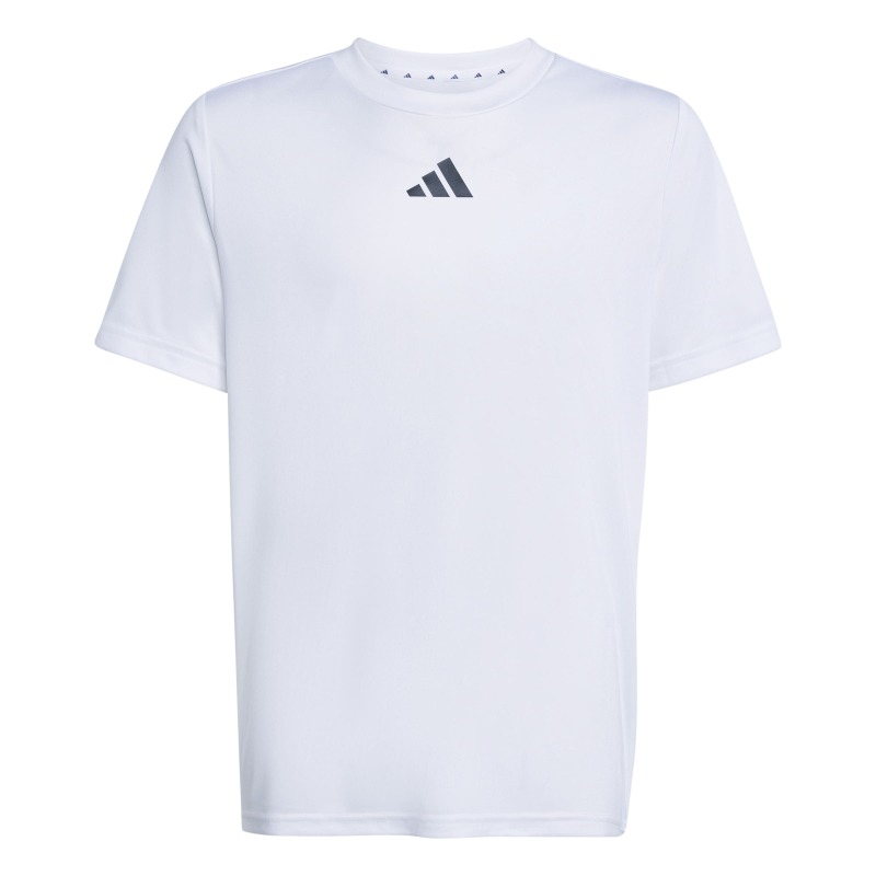 Adidas Train Essentials 3-Stripes Beyaz Çocuk Şort Tshirt Takım - 11