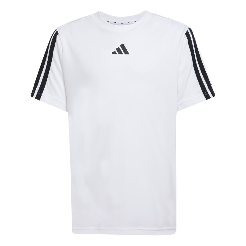 Adidas Train Essentials 3-Stripes Beyaz Çocuk Tshirt - 1