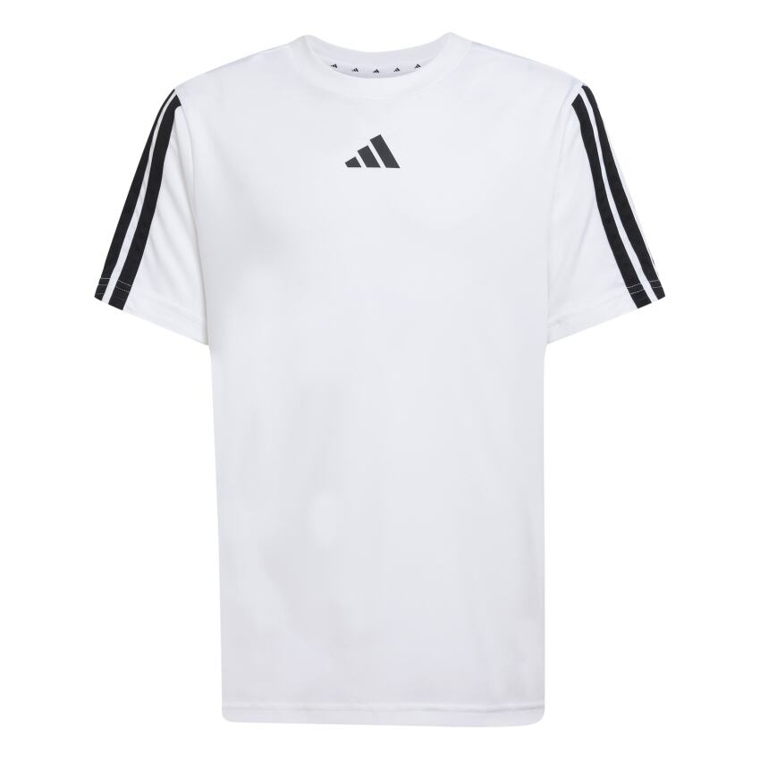 Adidas Train Essentials 3-Stripes Beyaz Çocuk Tshirt - 1