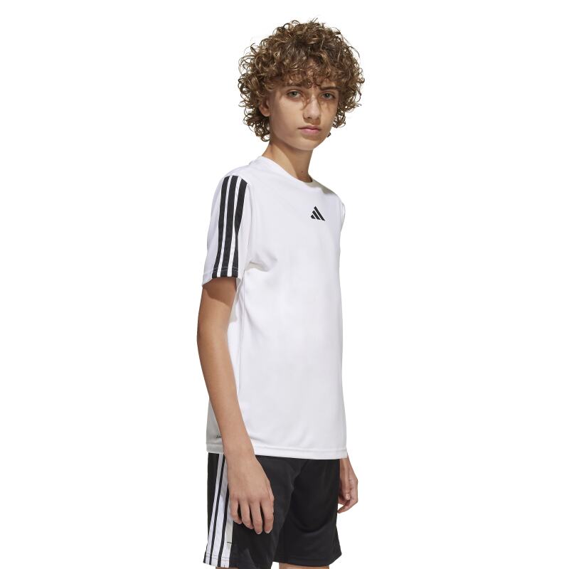 Adidas Train Essentials 3-Stripes Beyaz Çocuk Tshirt - 7