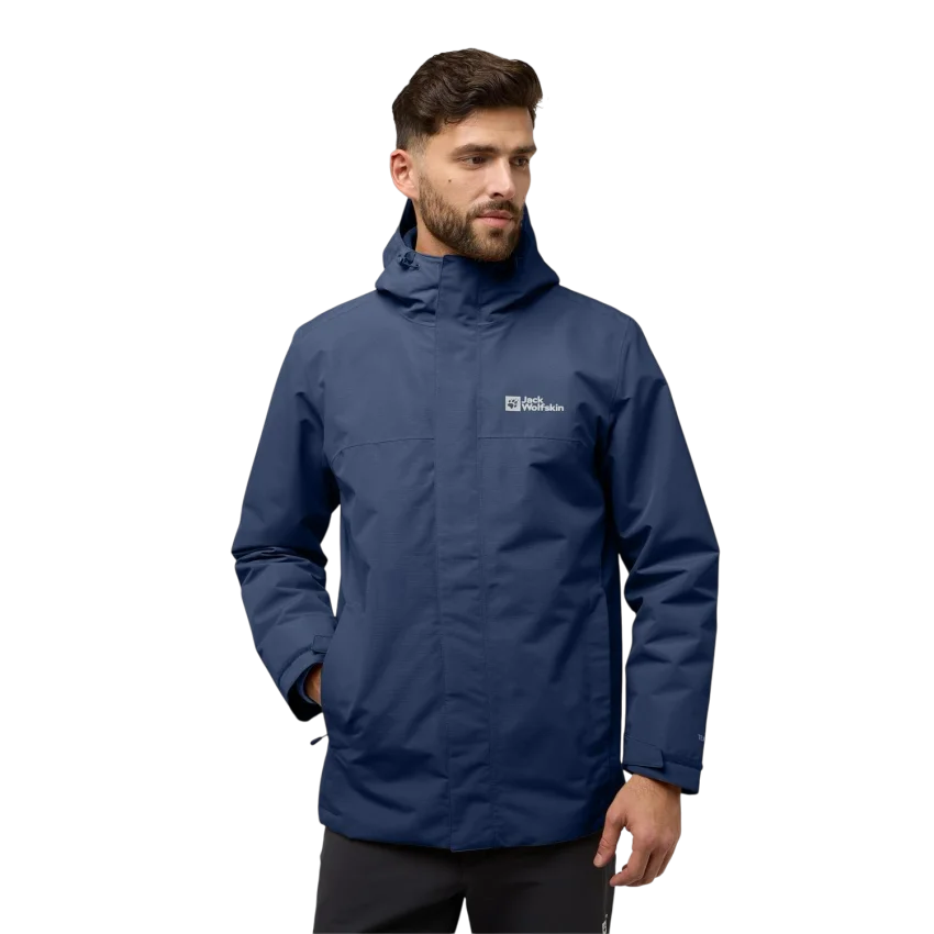 Jack Wolfskin Altenberg 3IN1 Lacivert Erkek Mont - 1