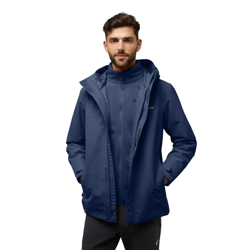 Jack Wolfskin Altenberg 3IN1 Lacivert Erkek Mont - 2
