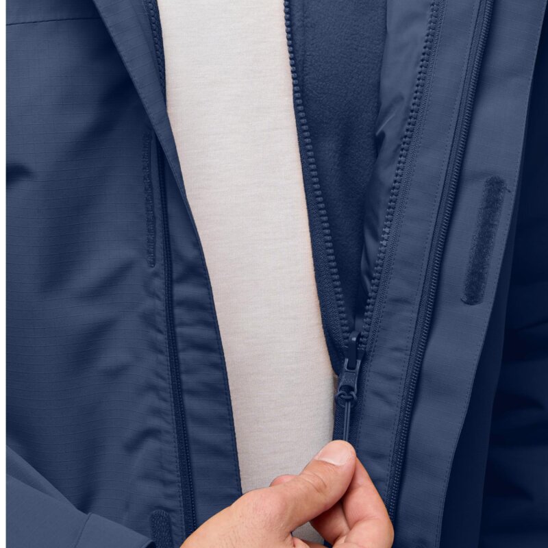 Jack Wolfskin Altenberg 3IN1 Lacivert Erkek Mont - 17