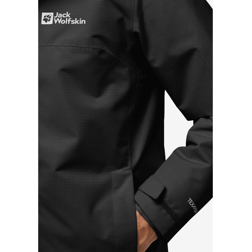 Jack Wolfskin Altenberg 3IN1 Siyah Erkek Mont - 7