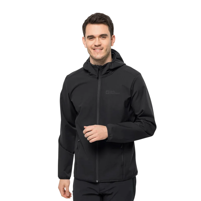 Jack Wolfskin BORNBERG HOODY M SİYAH Erkek Mont 