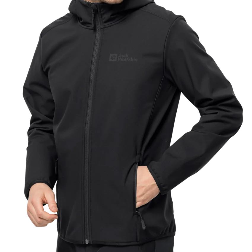 Jack Wolfskin BORNBERG HOODY M SİYAH Erkek Mont - 5