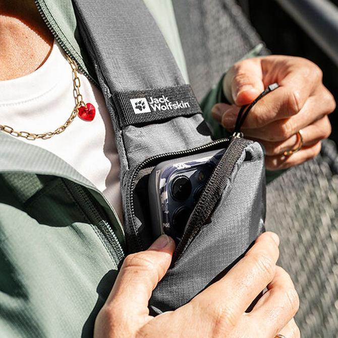Jack Wolfskin Cyrox Sling Antrasit Unisex Sırt Çantası - 4