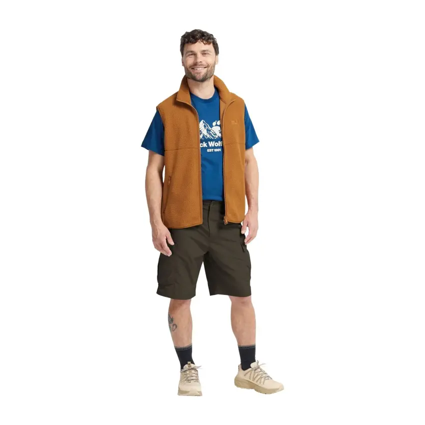 Jack Wolfskin Duneland Cargo Haki Erkek Şort - 3