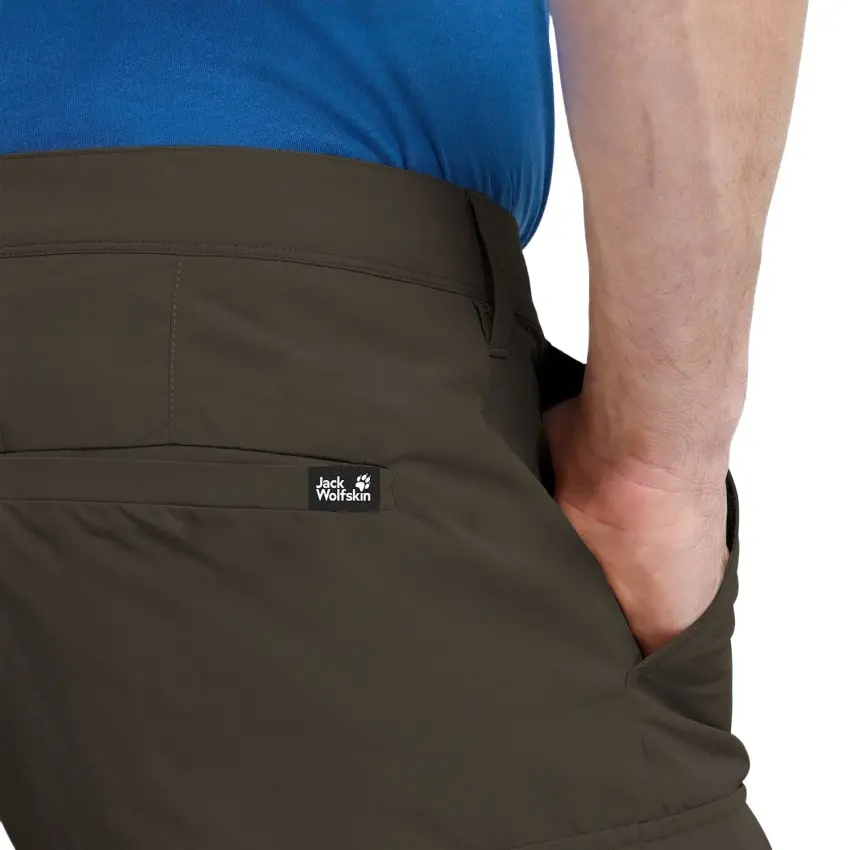 Jack Wolfskin Duneland Cargo Haki Erkek Şort - 5