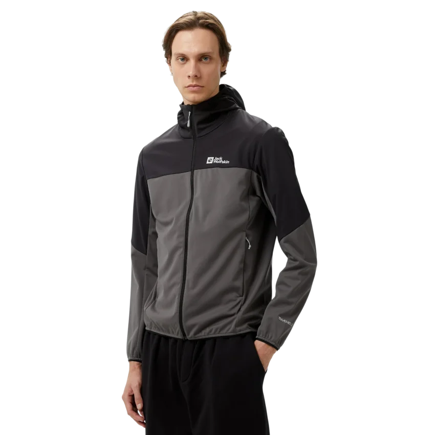 Jack Wolfskin FELDBERG HOODY M Gri Erkek Mont - 4