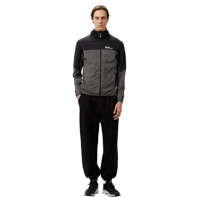 Jack Wolfskin FELDBERG HOODY M Gri Erkek Mont - 3