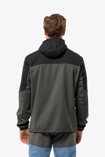 Jack Wolfskin FELDBERG HOODY M Gri Erkek Mont - 2