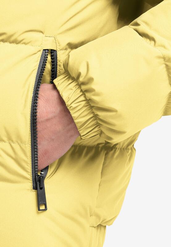 Jack Wolfskin Frozen Palace Sarı Kadın Mont - 5