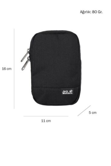 Jack Wolfskin GADGET POUCH SİYAH Erkek Omuz Çantası - 2