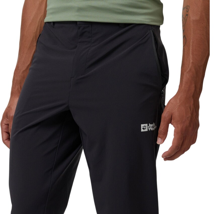 Jack Wolfskin Hikeout Pants M Siyah Erkek Pantolon - 2