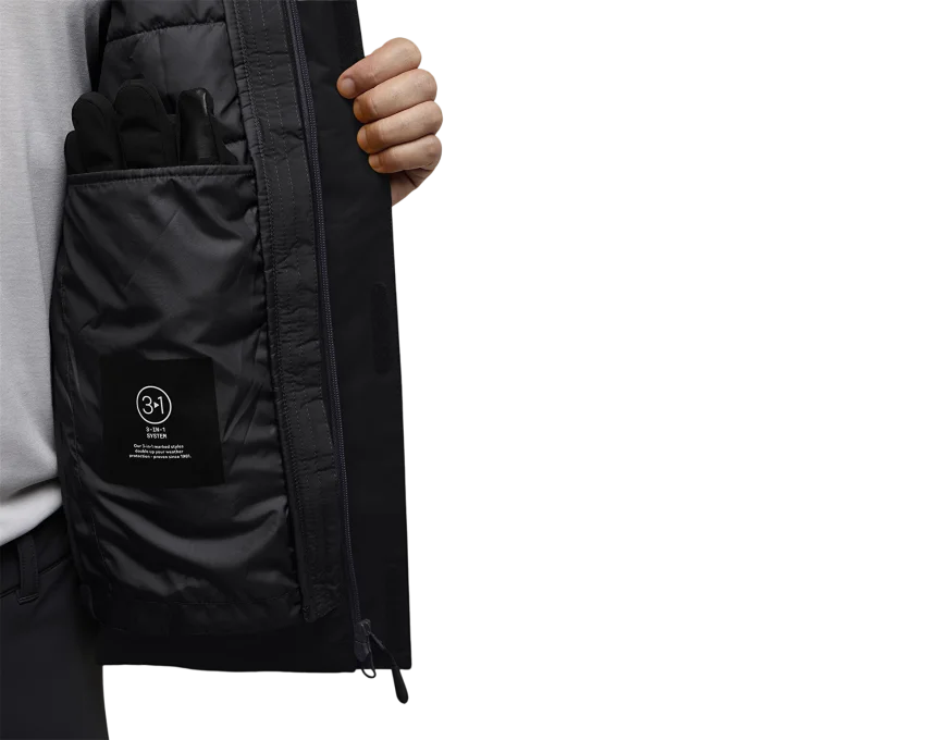 Jack Wolfskin Jasper 3IN1 M Siyah Erkek Mont - 9