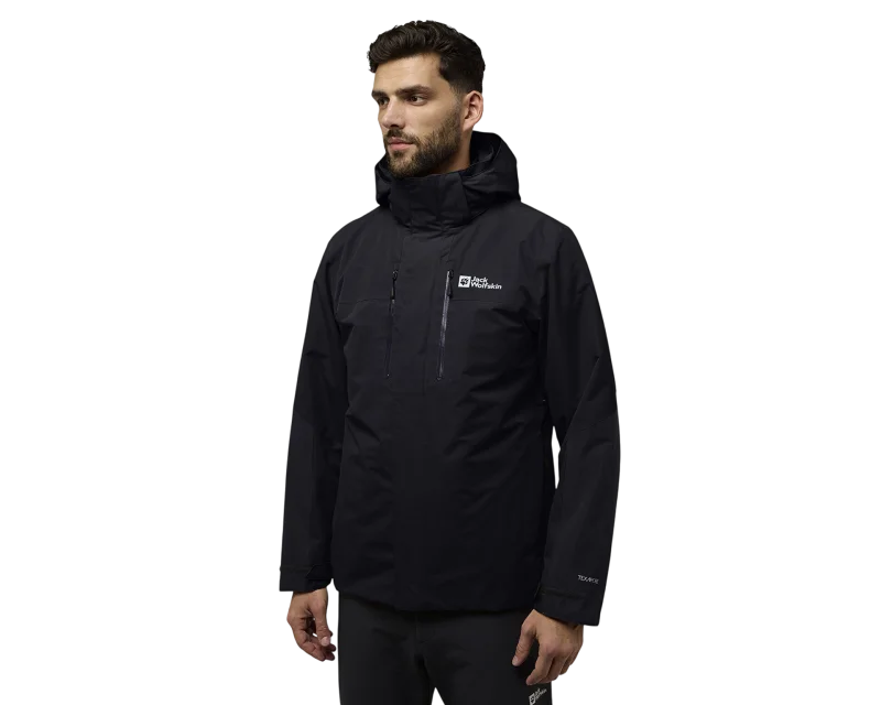 Jack Wolfskin Jasper 3IN1 M Siyah Erkek Mont - 2