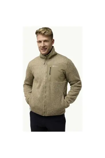 Jack Wolfskin Kaminfeuer Jkt M Bej Erkek Mont - 1