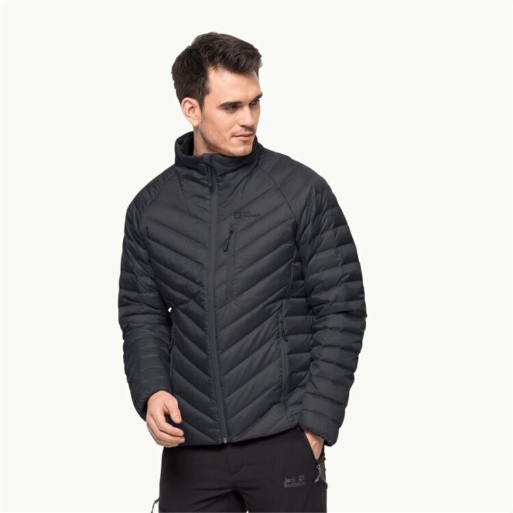 Jack Wolfskin PASSAMANI DOWN JKT M Antrasit Erkek Mont - Jack Wolfskin