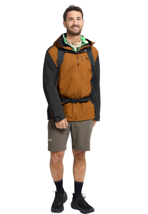 Jack Wolfskin Rainrush 2L Turuncu Erkek Mont - 3