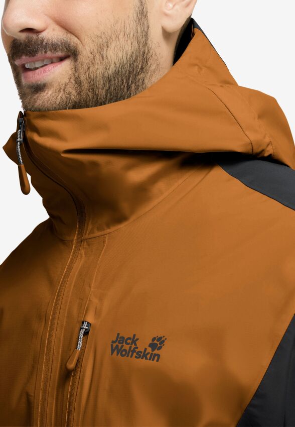 Jack Wolfskin Rainrush 2L Turuncu Erkek Mont - 6