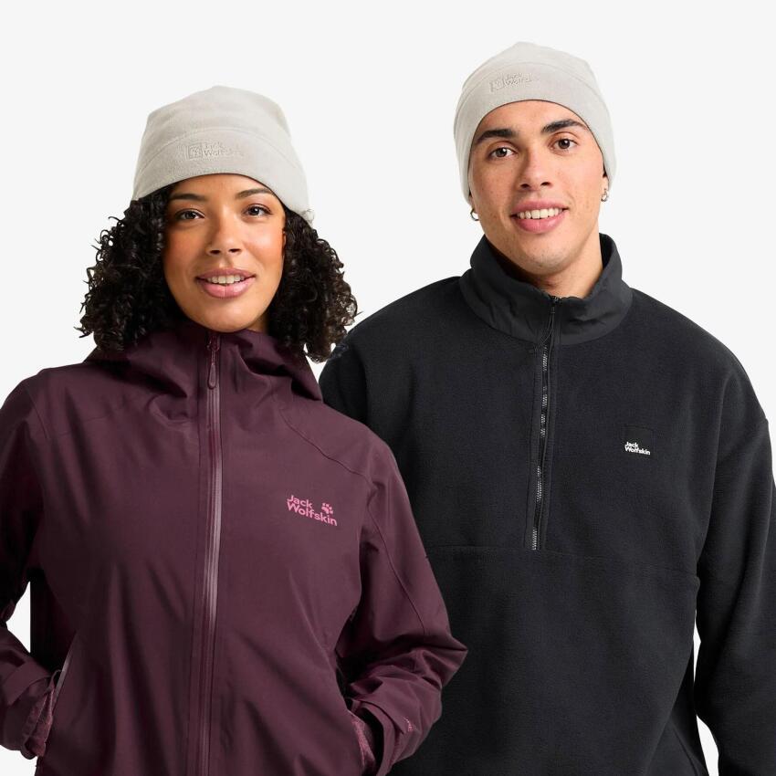 Jack Wolfskin Real Stuff Beanie Bej Unisex Bere - 2