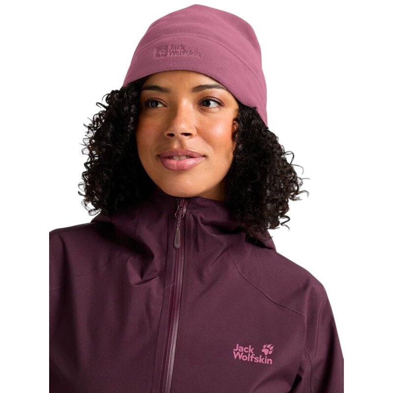 Jack Wolfskin Real Stuff Beanie Pembe Unisex Bere - 1