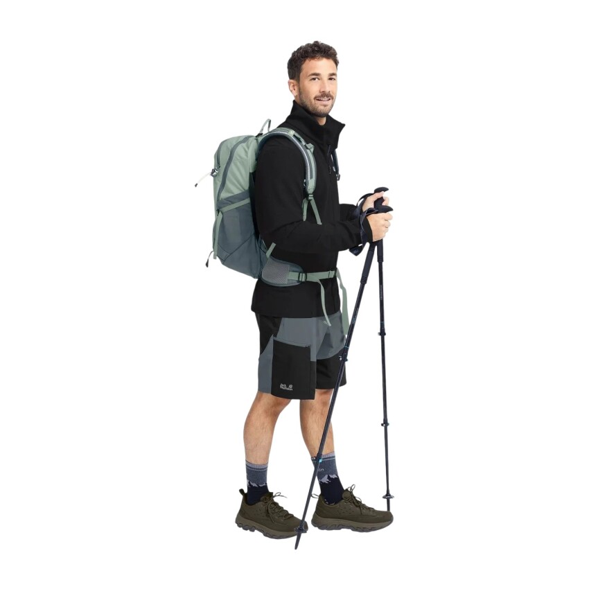 Jack Wolfskin Ridge Hike Fz Siyah Erkek Sweatshirt - 3