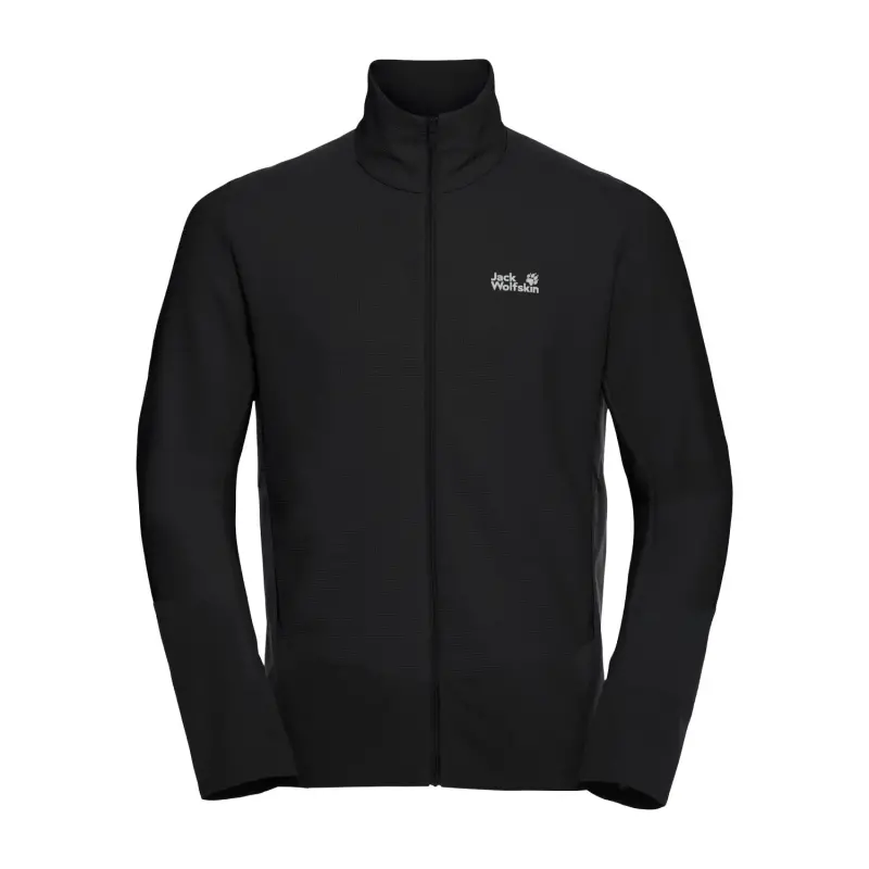 Jack Wolfskin Ridge Hike Fz Siyah Erkek Sweatshirt - 4